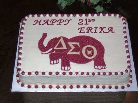 Delta Sigma Theta Sorority Birthday Cakes Delta Sigma