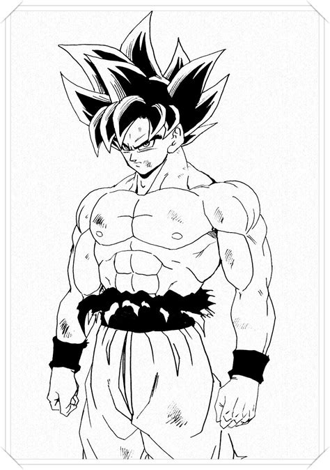 Los Más Lindos Dibujos De Goku Para Colorear Y Pintar A Todo Color