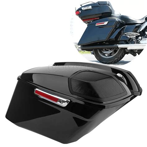 Motorcycle Abs Hard Saddlebags Side Waterproof Saddle Bags For Harley