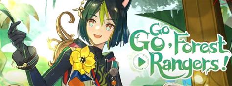 Genshin Impact How To Complete Go Go Forest Rangers Web Event