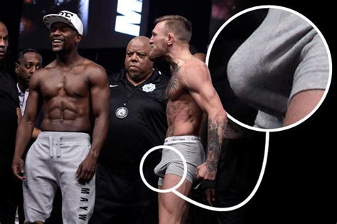 Conor Mcgregor Breaks Silence On Pic Of Erection At Floyd Mayweather Weigh In Daily Star