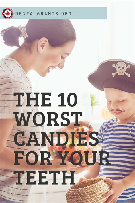 10 Of The Worst Candies For Your Teeth Bad Candy Dental Facts