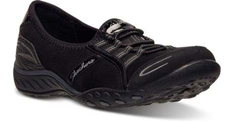 Skechers Leather Womens Relaxed Fit Breathe Easy Good Life Memory