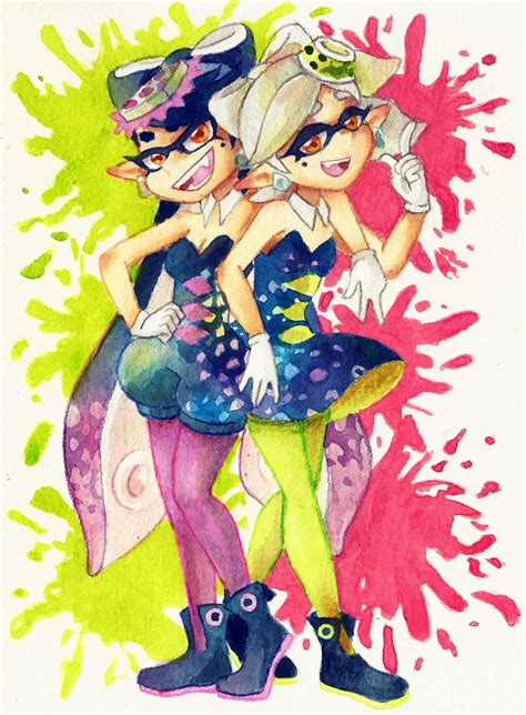 Squid Sisters By Fred Weasley On Deviantart