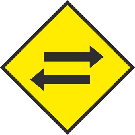 Two Way Traffic Sign Png Travel Two Way Traffic Sign Direction