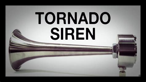 Tornado Siren Sound Effects Youtube
