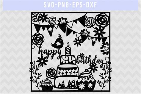 Paper Cutting Birthday Card Svg Free - 240+ SVG Design FIle