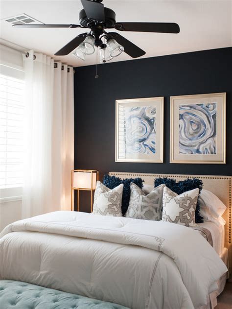 Using clothes pins and extra christmas lights can be a cool way to hang your pictures on the wall. Small Bedroom Design Ideas, Remodels & Photos | Houzz