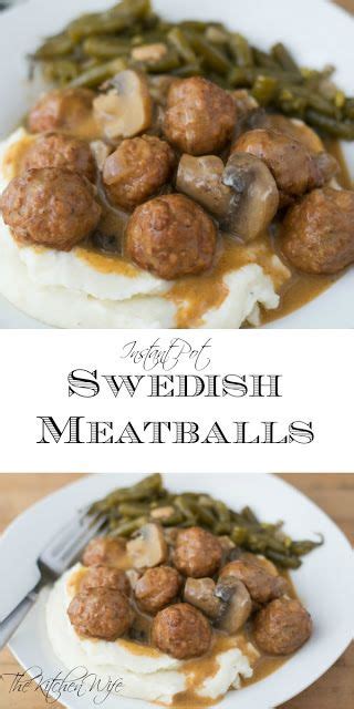 Check out some of our instant pot. How to Make Swedish Meatballs in the Instant Pot Recipe | Crock pot meatballs, Food recipes ...