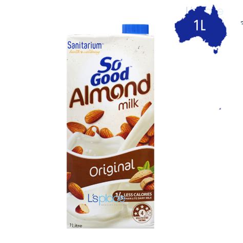 Almond milk is produced by soaking almonds and then pulverizing in a blender until smooth. So Good Almond Milk Original - Lsplace Foodmart