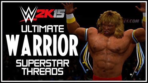 Wwe 2k15 Ultimate Warrior Without Face Paint Wwe 2k15 Superstar