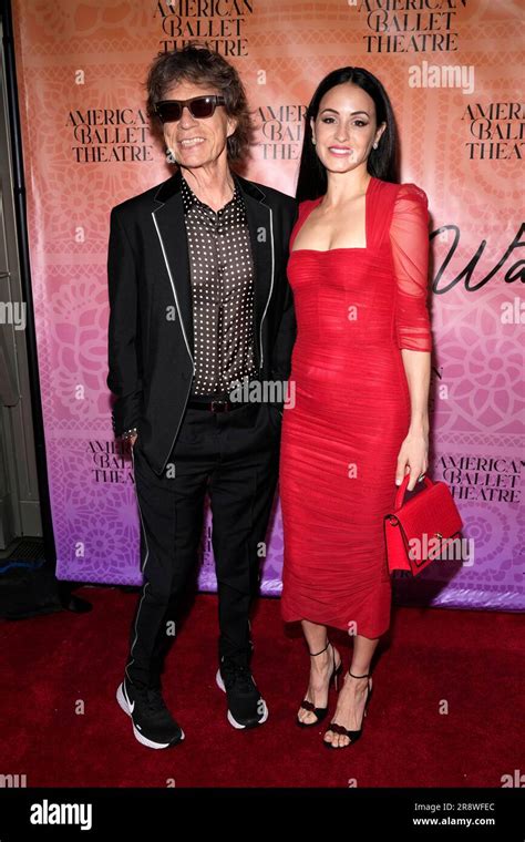 Mick Jagger And Melanie Hamrick Attend The American Ballet Theatre June