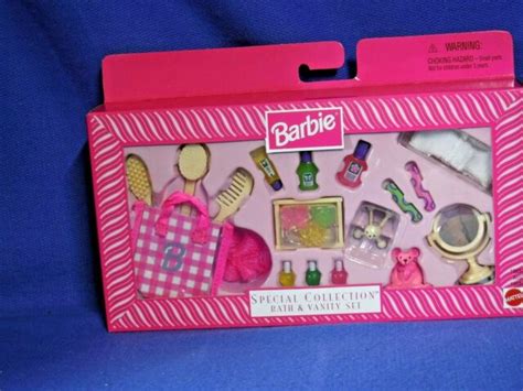 Barbie Doll Bath And Vanity Set Special Collection 1998 Mattel 19684 Mint