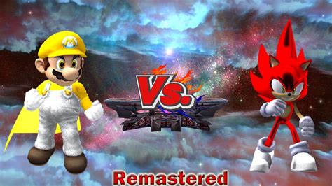 Ssbb Wiiu Modded Battles Smbz Mario Vs Fire Sonic Redone And Remastered