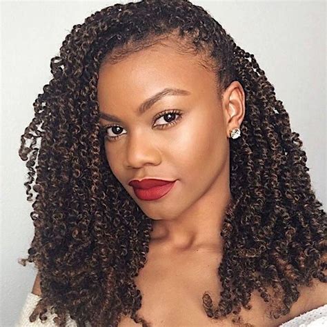 How To Spring Twist On Natural Hair Twist Braid Hairstyles Natural Hair Styles Natural Hair