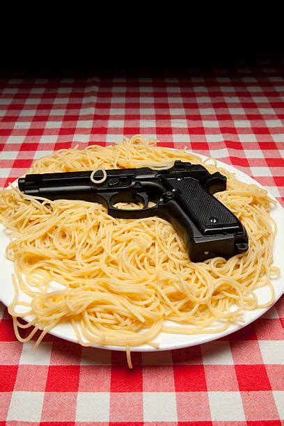 Mafia Spaghetti Organized Crime Gun Stock Photos Pictures And Royalty