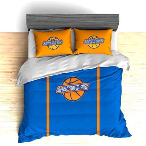 Basketball Team Colors Personalized Bedding Duvet Or Comforter Sets