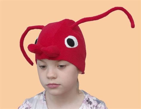 Red Ant Costume Hat For Halloween Bug Costume Hat Kids Dress Up Hat