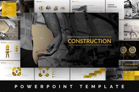 Construction Powerpoint Template 27754 Presentation Templates