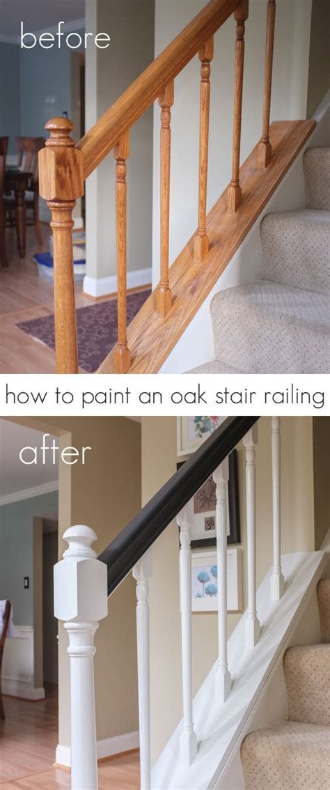 Stair Railing Painting Ideas