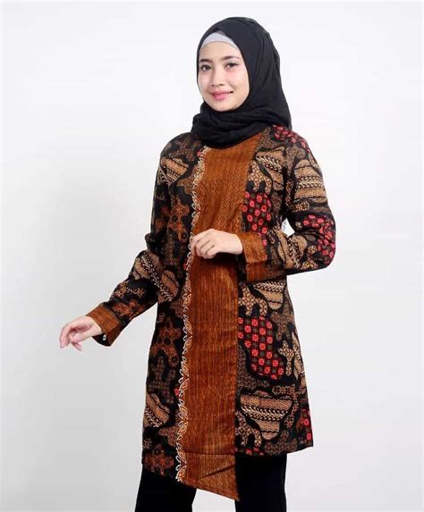 Hai hai hai selamat datang di chanel nr127. 30+ Model Baju Batik Atasan Terbaru 2020 Wanita Berhijab ...