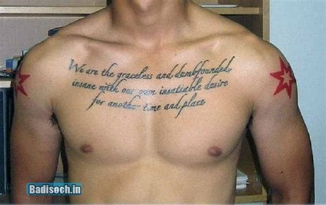 Tattoo Quotes That Will Leave Their Badisoch