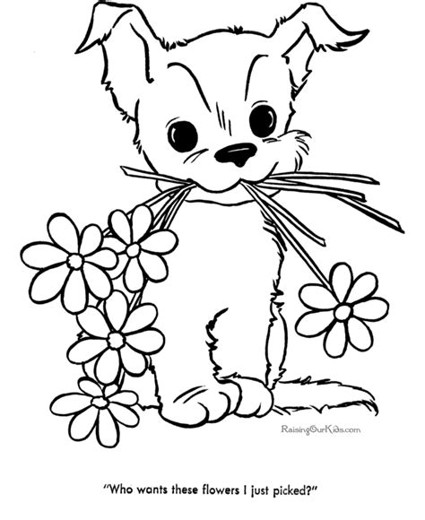 Explore 623989 free printable coloring pages for your kids and adults. Cute Puppy Coloring Pages - GetColoringPages.com
