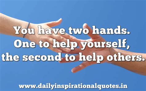Helping Hand Quotes Work Quotesgram