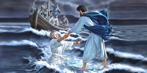 Jesus Anda Sobre O Mar Pedro Anda Sobre O Mar Estudo Bíblico