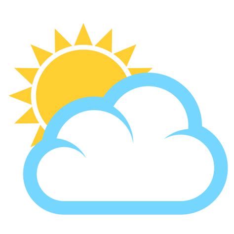 Sun Behind Cloud Emoji Png Royalpng