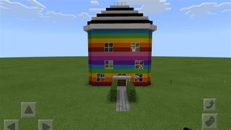 Minecraft Rainbow House Speed Build Part 1 Youtube