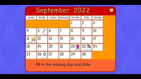 Starfall Calendar September 22 2022 And 9222022 First Day Of Fall