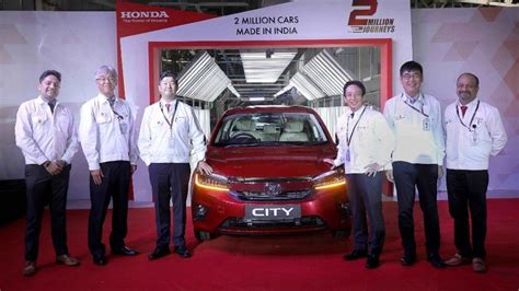 Honda Cars India Reaches 20 Lakh Units Production Milestone