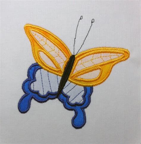 Items Similar To Lace Butterfly 5 Applique Embroidery Machine Design On