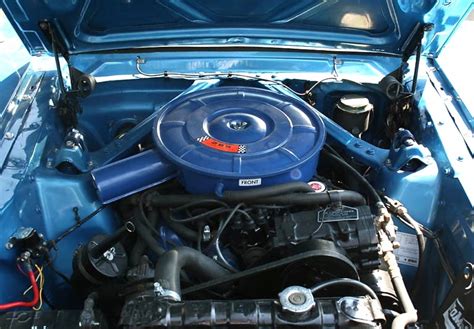Sapphire Blue 1966 Ford Mustang Gt Hardtop Photo