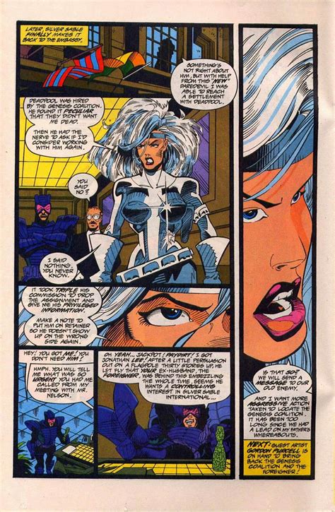 Read Online Silver Sable And The Wild Pack Comic Issue 23