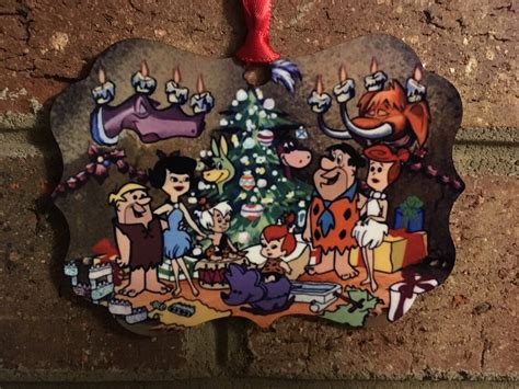 The Flintstones Aluminum Christmas Tree Ornament Etsy
