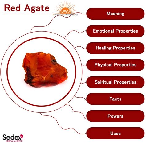 red agate stone meaning properties powers facts uses