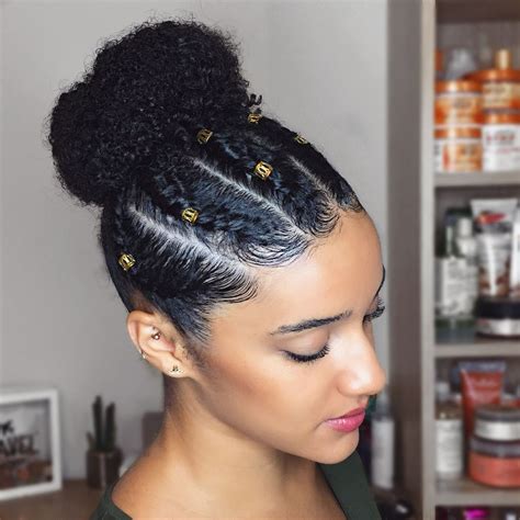 Instagram Approved Protective Hairstyles To Try Immediately Natural Hair Puff Hair Puff