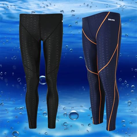 Professional Long Swimming Pants Men Swimwear Swimming Suit For Men