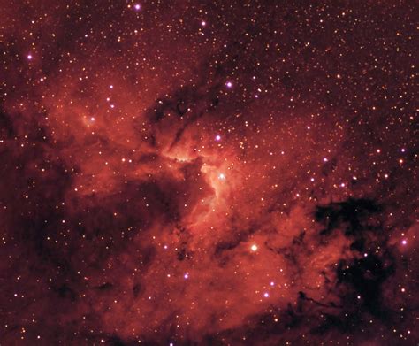 Cave Nebula Sharpless 2 155 In Hargb Imaging Deep Sky