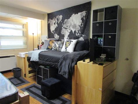 Guys College Dorm Ideas Stylish Organization And Comfort College