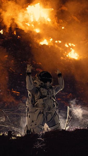 Astronaut On Fire 1920x1080