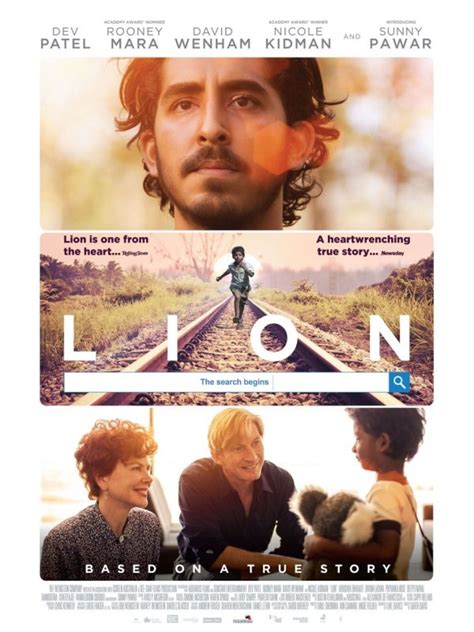 The way he looks : Dev Patel, Nicole Kidman, Sunny Pawar's Lion movie poster ...