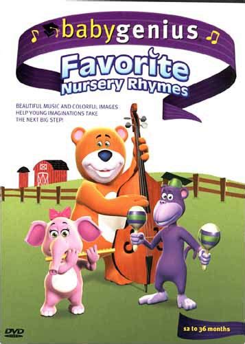 Baby Genius Favorite Nursery Rhymes On Dvd Movie