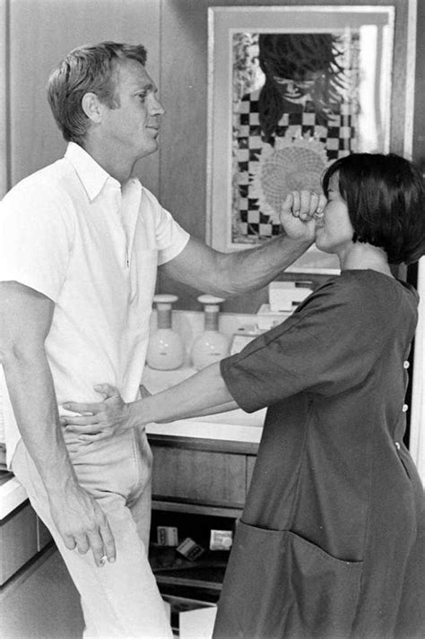 The King Of Cool Steve Mcqueen With Neile Adams Circa 1961