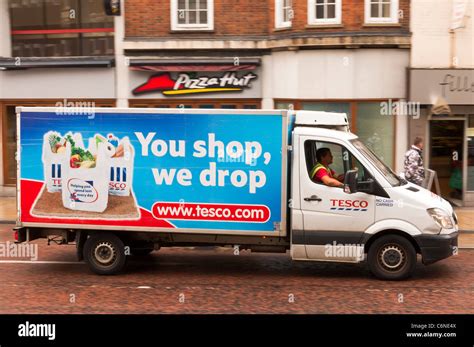 Tesco Delivery Vans Hi Res Stock Photography And Images Alamy