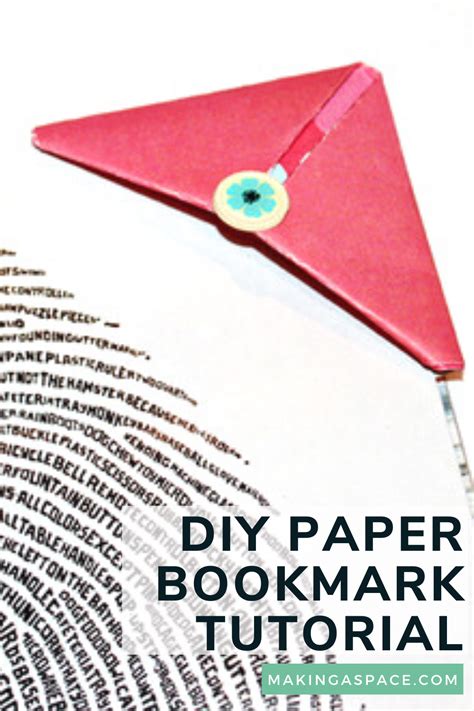 How To Make Easy Bookmarks Out Of Paper Making A Space