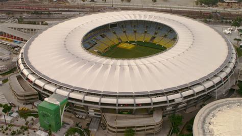 Aerial View Of MaracanÃ£ The Famous Soccer Stadium At Rio De Janeiro