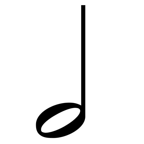 Musical Note Half Note Eighth Note Rest Clef Notes Png Download